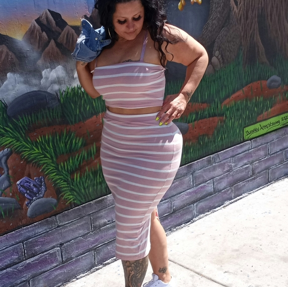 no brand Dresses & Skirts - Striped skirt 2 PC Set